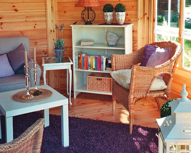 Wolff Finnhaus Pavillon Capri 3.5 inkl. Dachschindeln