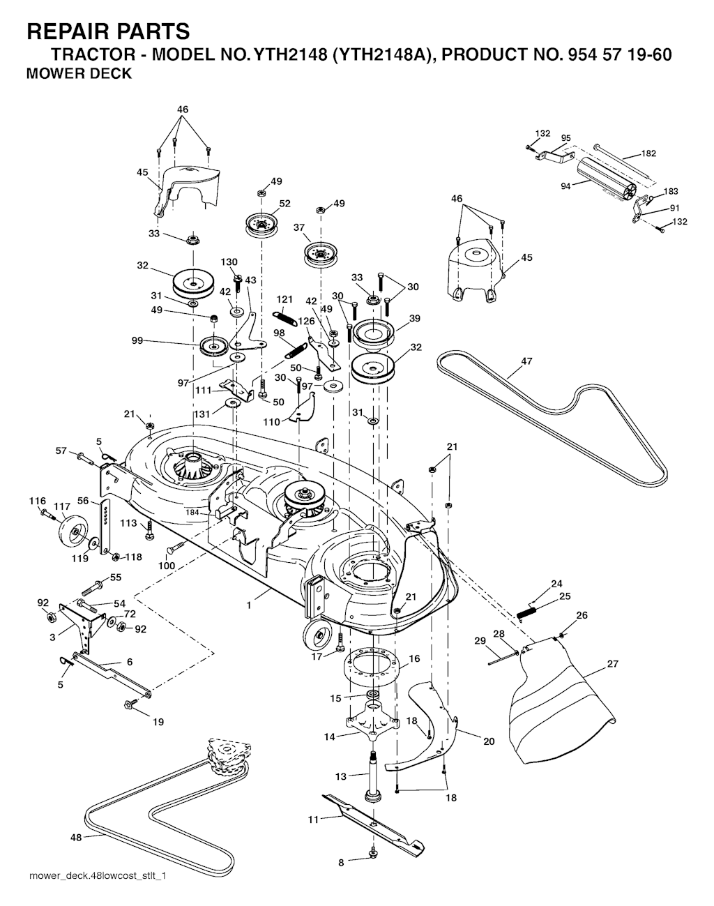 Explosionszeichnung Ersatzteile