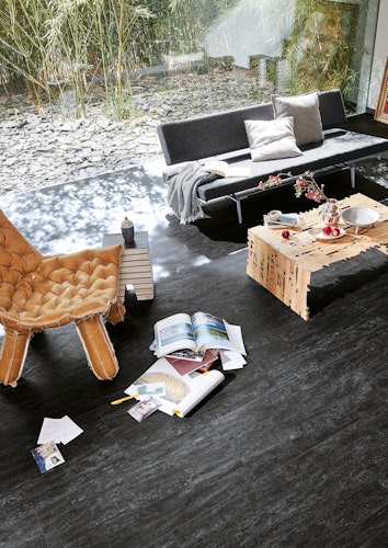 HANDMUSTER MEISTER Designboden MeisterDesign. flex DB 400 Black Lava 7323