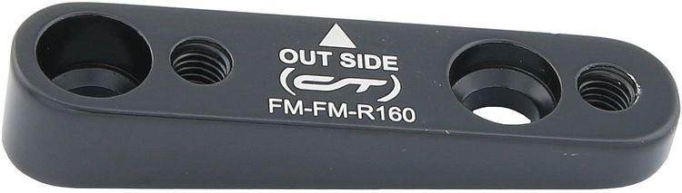 CONTEC Scheibenbremsadapter CDA-PM-FM 160 mm hinten schwarz