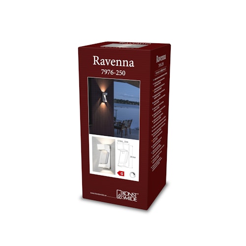 Konstsmide Wandleuchte Ravenna, versch. Farben