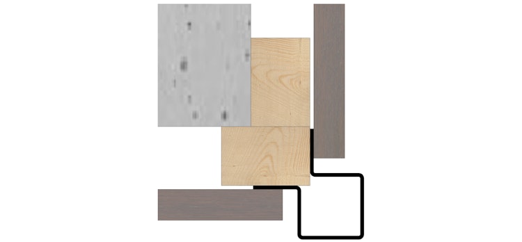 OSMO Fassade Eckprofil 1  - 75 x 75 x 3000 mm