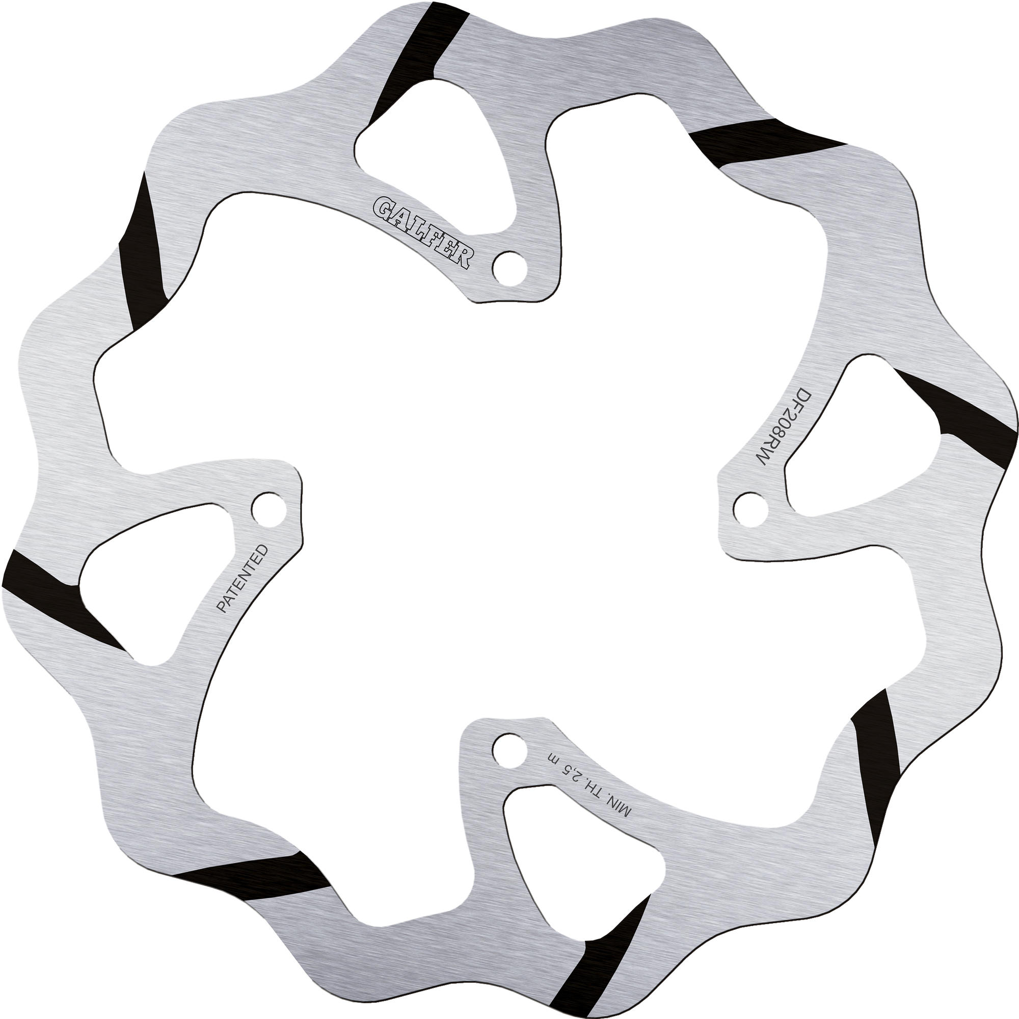 Galfer Bremsscheibe DF208 - Typ RW (Offroad starr grooved)