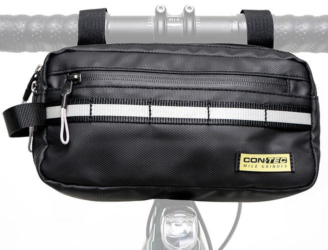 CONTEC Lenkertasche Mile Grinder Race 3 schwarz
