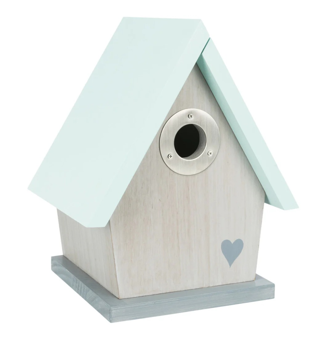 TRIXIE Nistkasten für Höhlenbrüter, Kiefernholz, 20 × 26 × 17cm/ø 3,2 cm