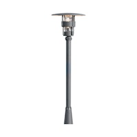 Konstsmide Gartenleuchtenkopf Freja, matt schwarz, klares Glas (523-750)