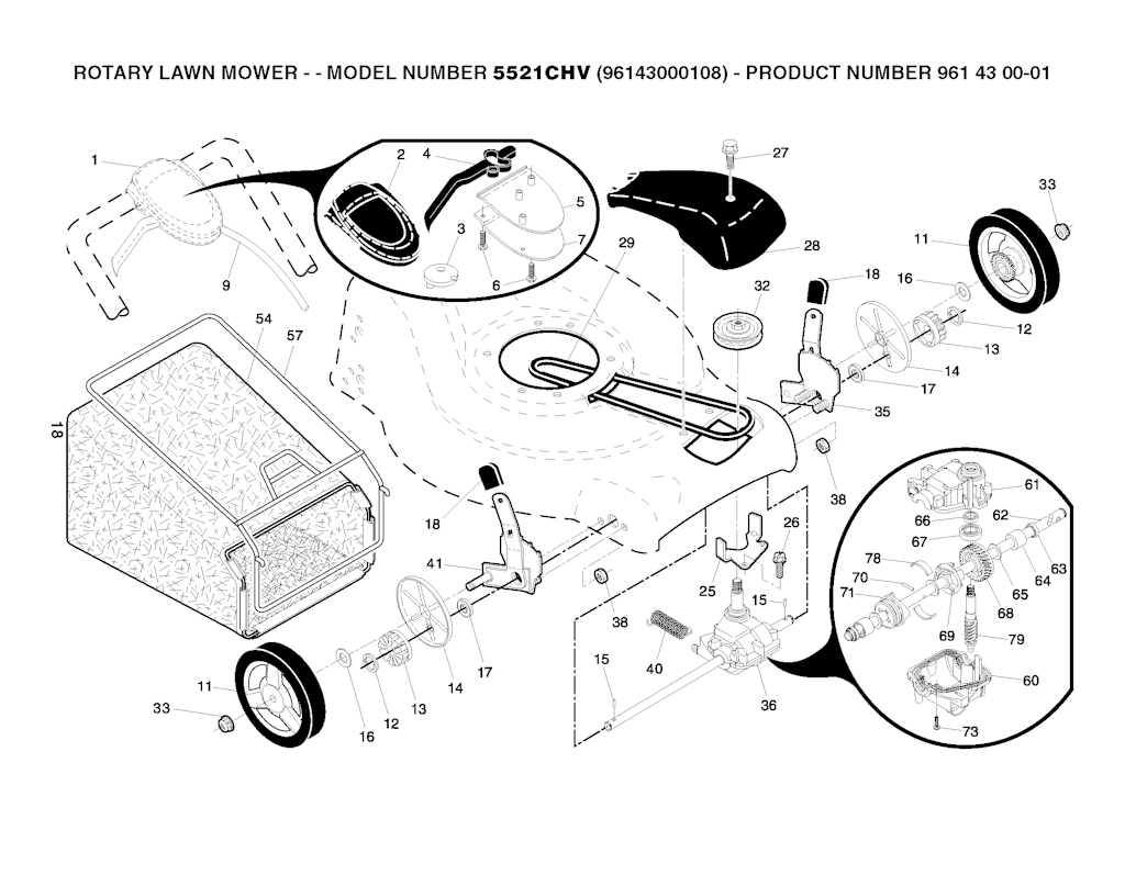 Explosionszeichnung Ersatzteile