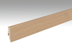 MEISTER Fußleiste Profil 3 PK Eiche hell 1238 für Parkettböden - 2380 x 60 x 20 mm
