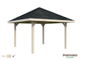 Vorschaubild Palmako Pavillon Bianca 8,3 m²