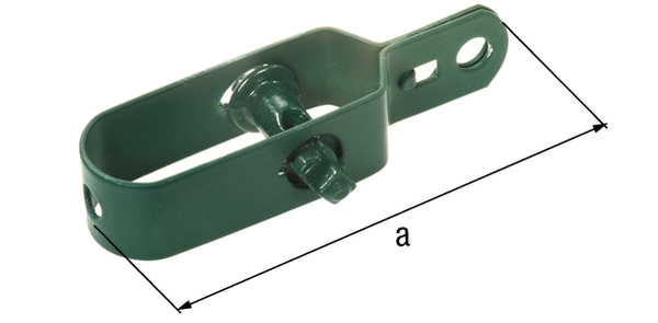 Alberts® Drahtspanner, verzinkt, grün Kst.b., Gesamtlänge 130 mm 611316