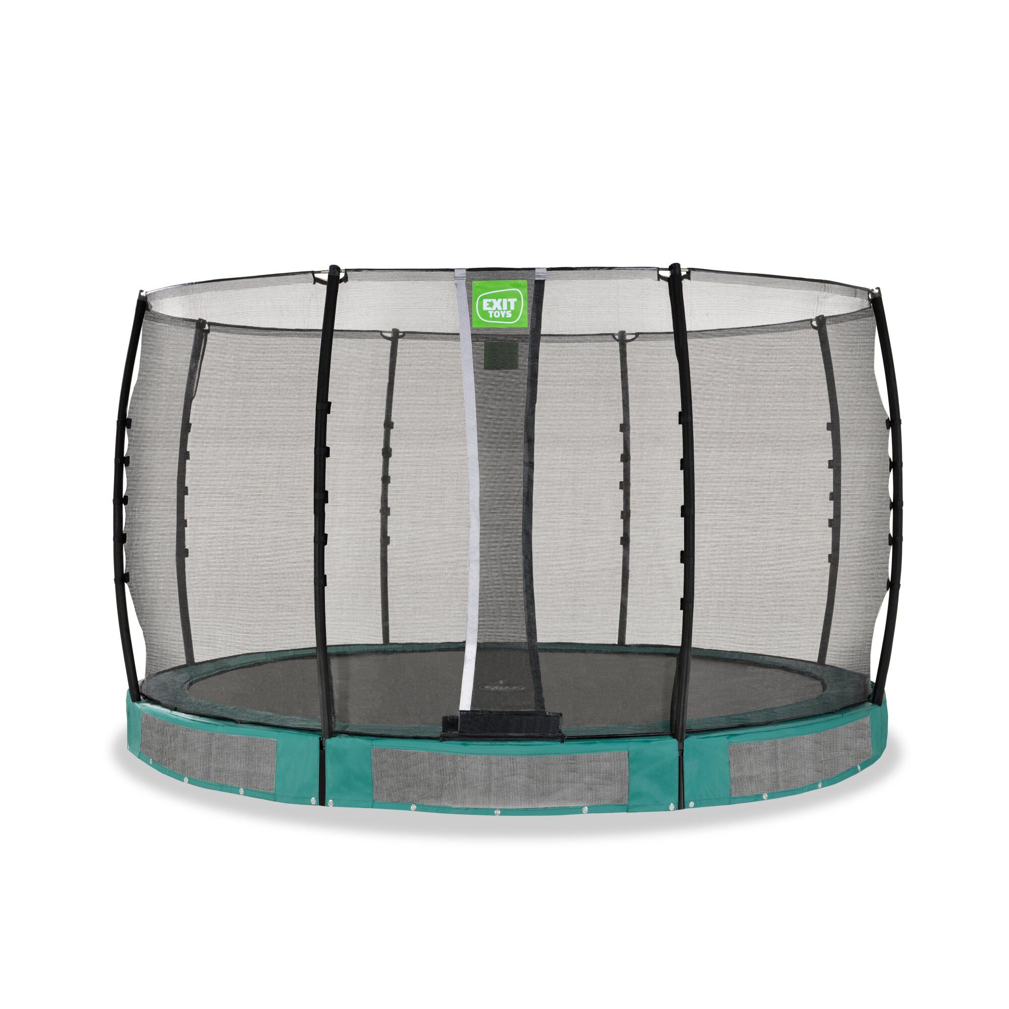 Exit Allure Classic Bodentrampolin mit Sicherheitsnetz Ø 366 cm grün