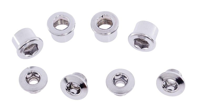 CONTEC Kettenblattschraube C.Nut 2-fach Kurbel silber