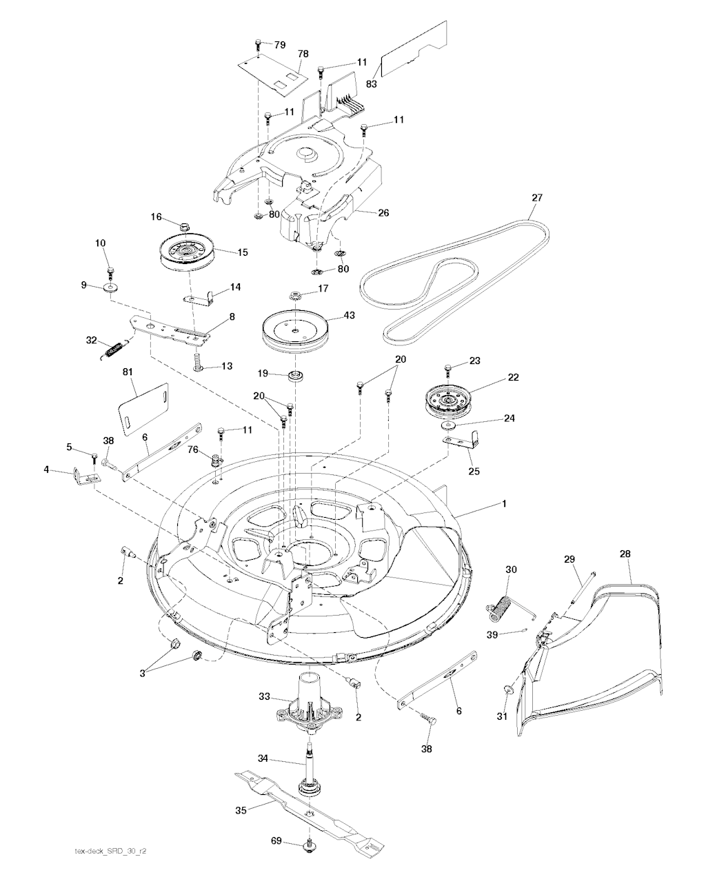 Explosionszeichnung Ersatzteile