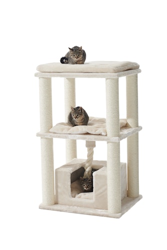 NOBBY Kratzbaum "BRIDA" cream; 60 x 48 x 90 cm