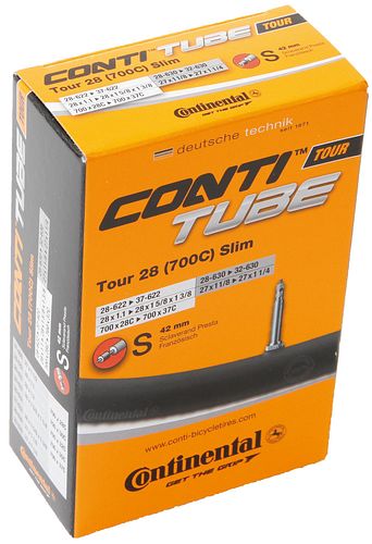 Continental Schlauch Tour Slim 28 Zoll Sclaverandventil
