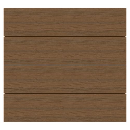 NewTechWood Deluxe Vintage WPC-Terrassendiele Hohlkammer Teak  23 x 138 mm