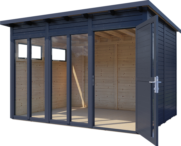 Bertilo Gartenhaus Pentus 3 Office - 19 mm