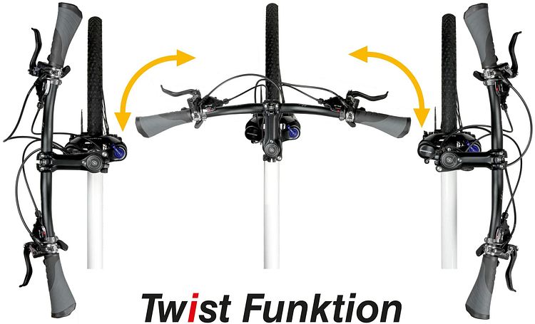 by,schulz Vorbau Stem Twist SDS 105 mm schwarz