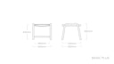 Kettler Hocker BASIC PLUS, Aluminium Silber / Outdoorgewebe Anthrazit