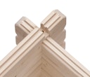 Karibu Woodfeeling Blockbohlenhaus Mittelwandhaus Lagor 1/2- 38 mm
