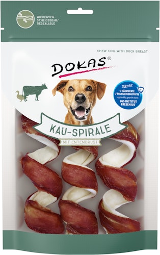 DOKAS Kau-Spirale 110 Gramm Hundesnacks