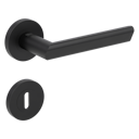 Vorschaubild Griffwerk Türgriff TRI 134 - Schraubtechnik, rund, Graphitschwarz