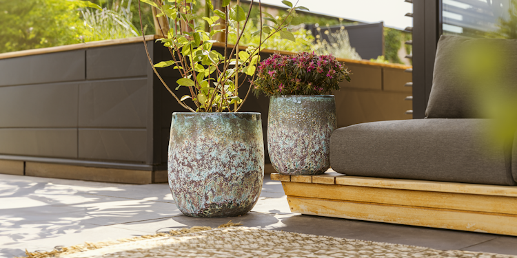 Plant Pot Aava grün antik