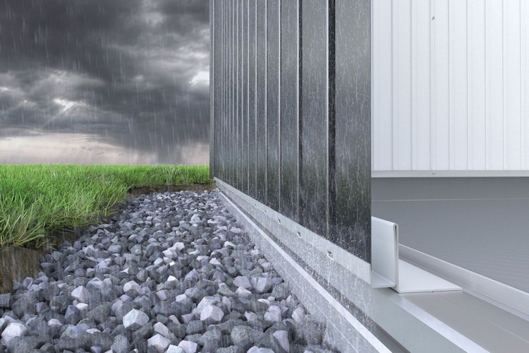 Erdschrauben-Fundament SmartBasePLUS für Biohort Metall Geräteschrank