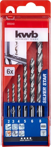 kwb SILVER-STAR BohKass. 2-8 6-tlg 205540