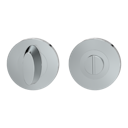 Vorschaubild Griffwerk Schlüsselrosettenpaar Zink rund mit Zierring WC Schraubtechnik Chrom