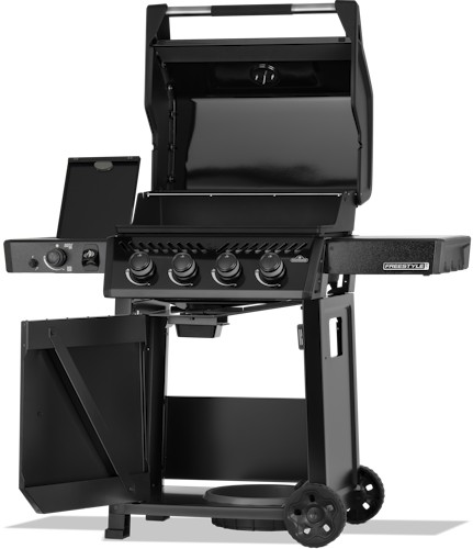 Napoleon Freestyle PRO 425, 4 Hauptbrenner, SIZZLE ZONE Seitenbrenner und Tür, Schwarz