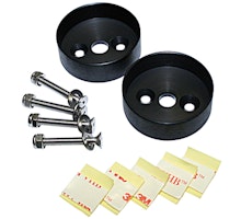 HIGHSIDER pro Alugehäuse Schwarz Für Colorado LED Einheit (Paar)