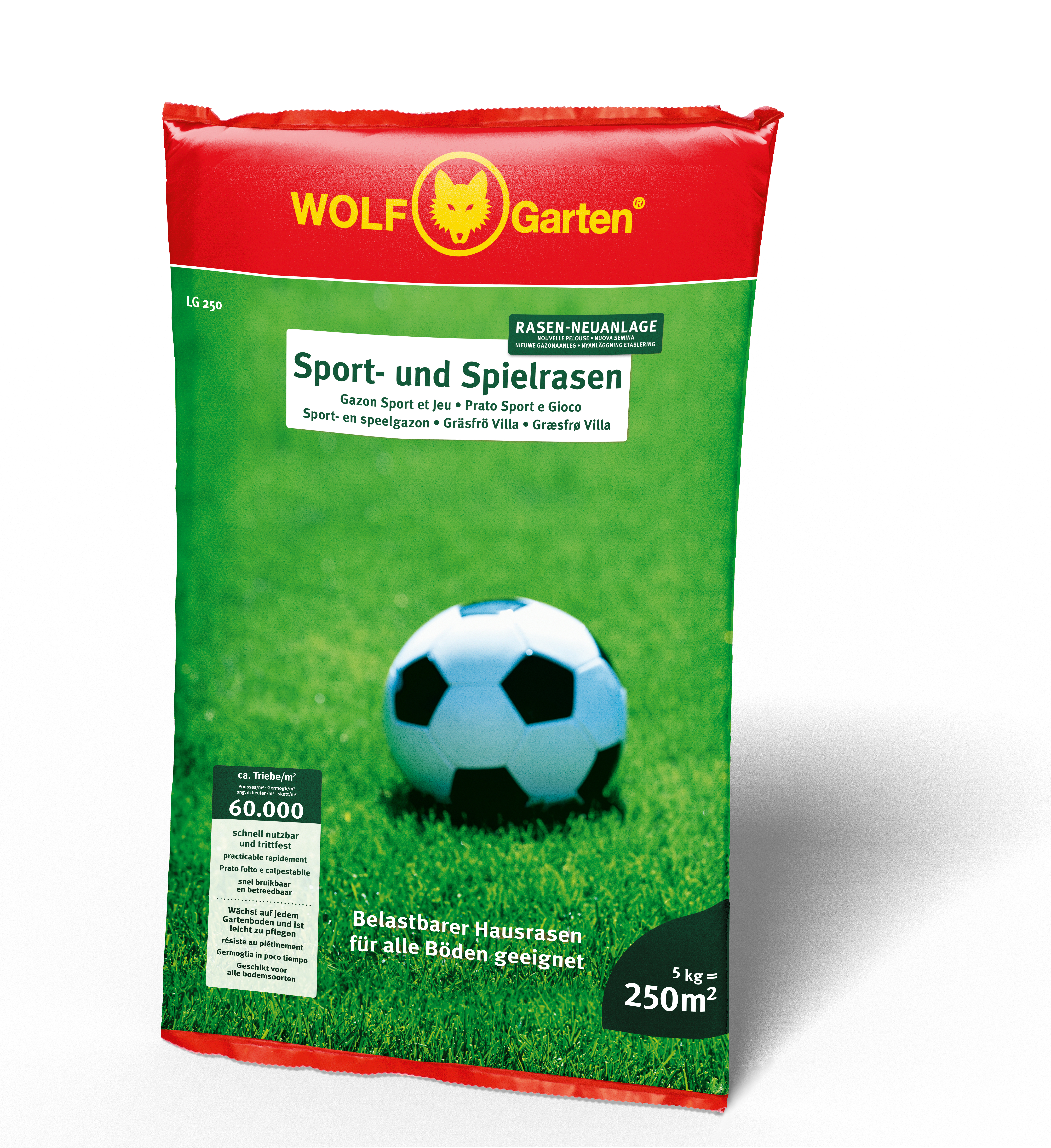 Thumbnail - WOLF-Garten - Saatgut, LG 250 Sport- und Spielrasen für 250 m²