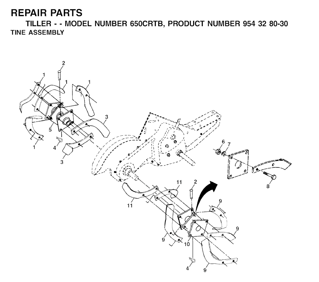 Explosionszeichnung Ersatzteile