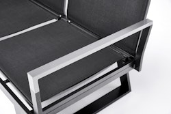 Kettler Alu-Armlehne rechts für RASMUS MODULAR, Aluminium Anthrazit / Graphit