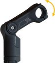 Vorschaubild by,schulz Vorbau Stem Alpha Pro SDS 95 mm schwarz 35,0 Lenkerklemmung