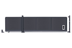 dz VIDUAL Slide Schiebetor Pure 100 x 20 mm Rhombusprofil - Durchblick nach untenZubehörbild
