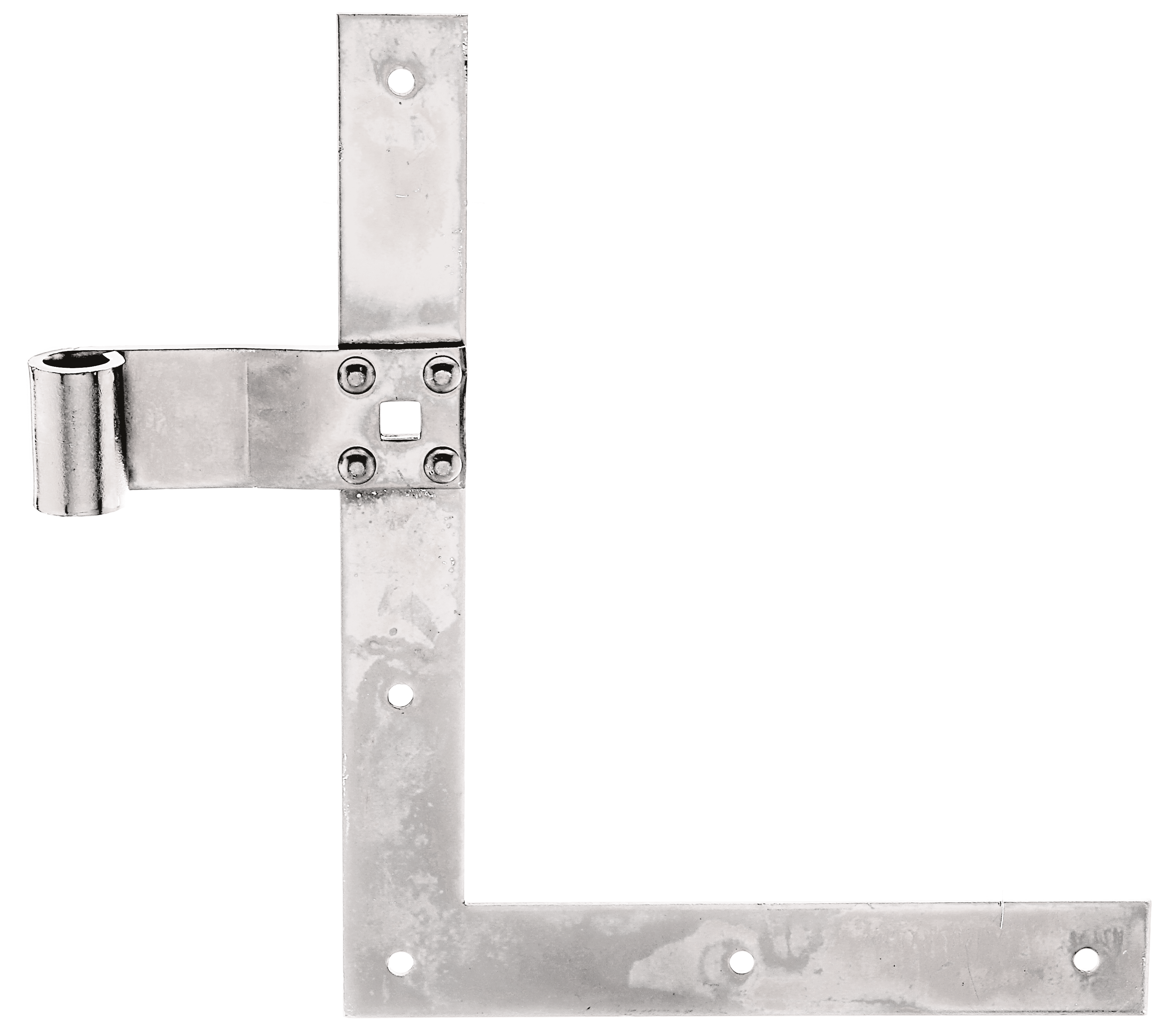 Alberts® Fensterladen-Winkelband, gerade, oben, galvanisch verzinkt, dickschichtpassiviert, HxL 250x200mm,Rolle ⌀13mm 31...