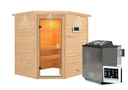 Vorschaubild Karibu Woodfeeling Sauna Elea - 38 mm Massivholz Aktionssauna
