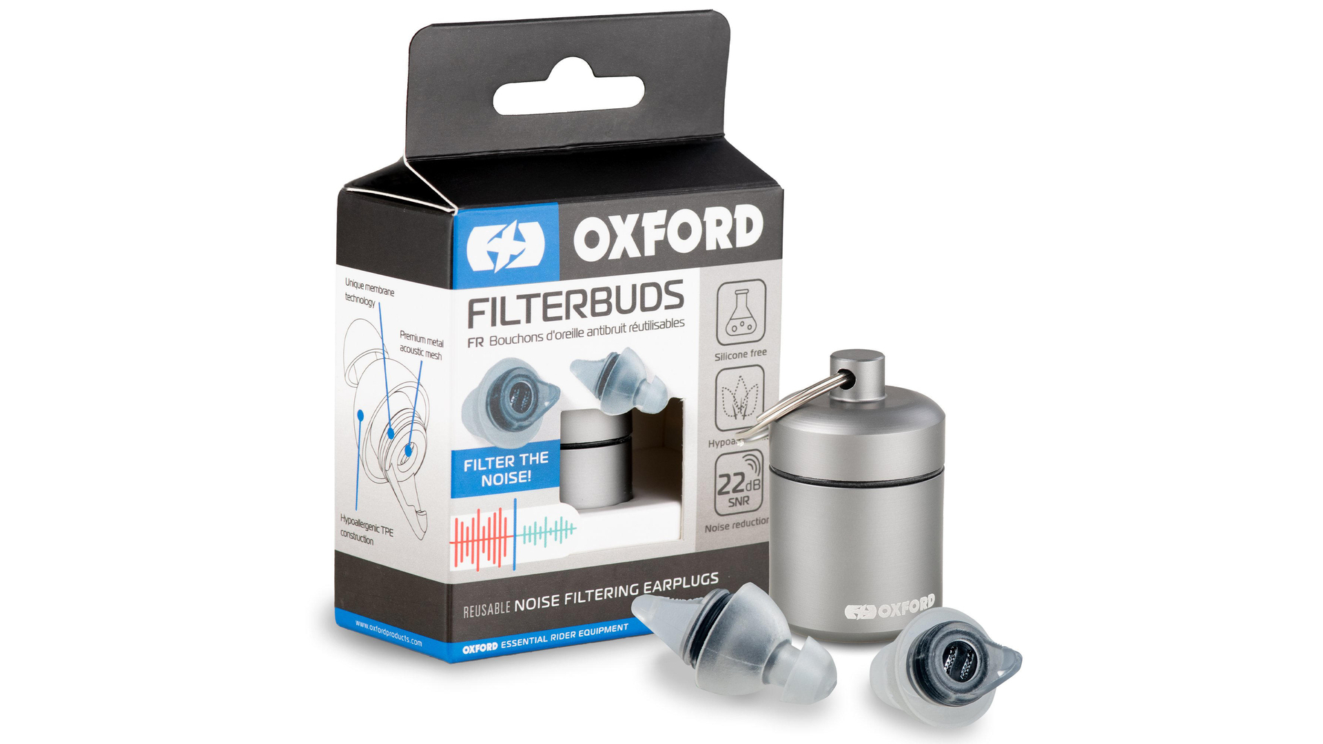 Oxford Filter Buds Gehörschutzstöpsel Regular