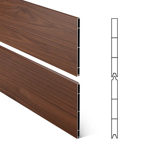 Alberts® Alu Sichtschutz Palitio als Set, Profilhöhe 150 mm, zum Einbetonieren