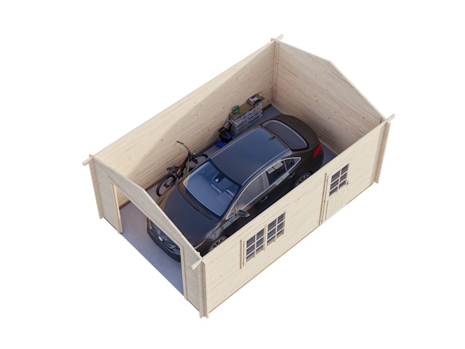 Palmako Garage Roger 19,0 m² - 44 mm - ohne Tor