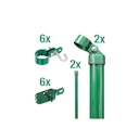 Vorschaubild Alberts® Zauneck-Set Maschendrahtzaun,z.Einbet.,grün,Zaunhöhe:1250mm 601416