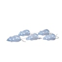 Konstsmide Weihnachtsbeleuchtung  LED Acryl Mäuse 5er-Set