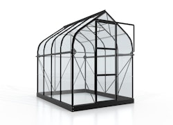 Vitavia Gewächshaus Orion 5000 inkl. 1 Dachfenster - 5,0 m²-schwarz