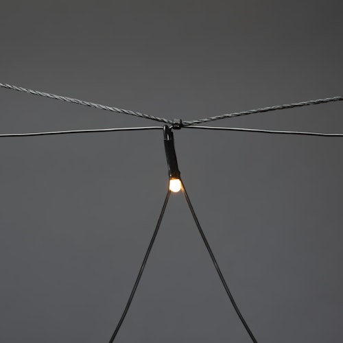 Konstsmide Weihnachtsbeleuchtung  Micro LED Lichternetz bernsteinfarbene 64 Dioden