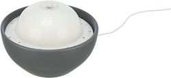 TRIXIE Trinkbrunnen Vital Dome, Keramik, 1,5 l/20 × 10 × 20 cm, grau/weiß
