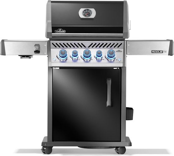 NAPOLEON Gasgrill Rogue PRO-S 425 mit Gußrosten, Schwarz, inkl. Drehspieß