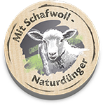 Mit Schafwolle