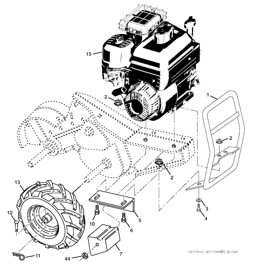 Explosionszeichnung Ersatzteile